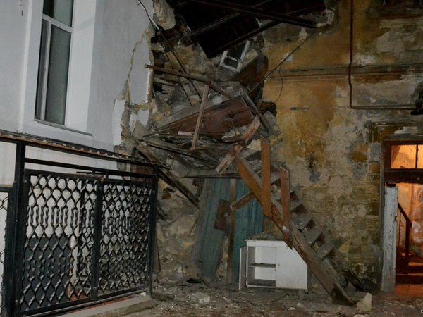 обрушение дома в Одессе